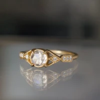 /public/photos/live/Round Rose Cut Vintage Moissanite Proposal Wedding Ring  957 (2).webp